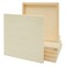 6 Pack Unfinished Square Wood Panels for Painting, 12x12 Wooden Canvas Boards for Crafts